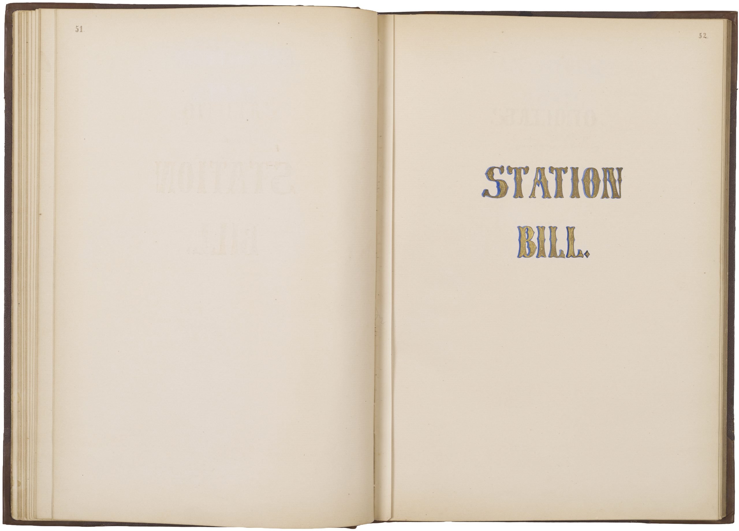 A beautifully hand-drawn Watch, Quarter, Fire, and Station Bill for an American warship - Image 6